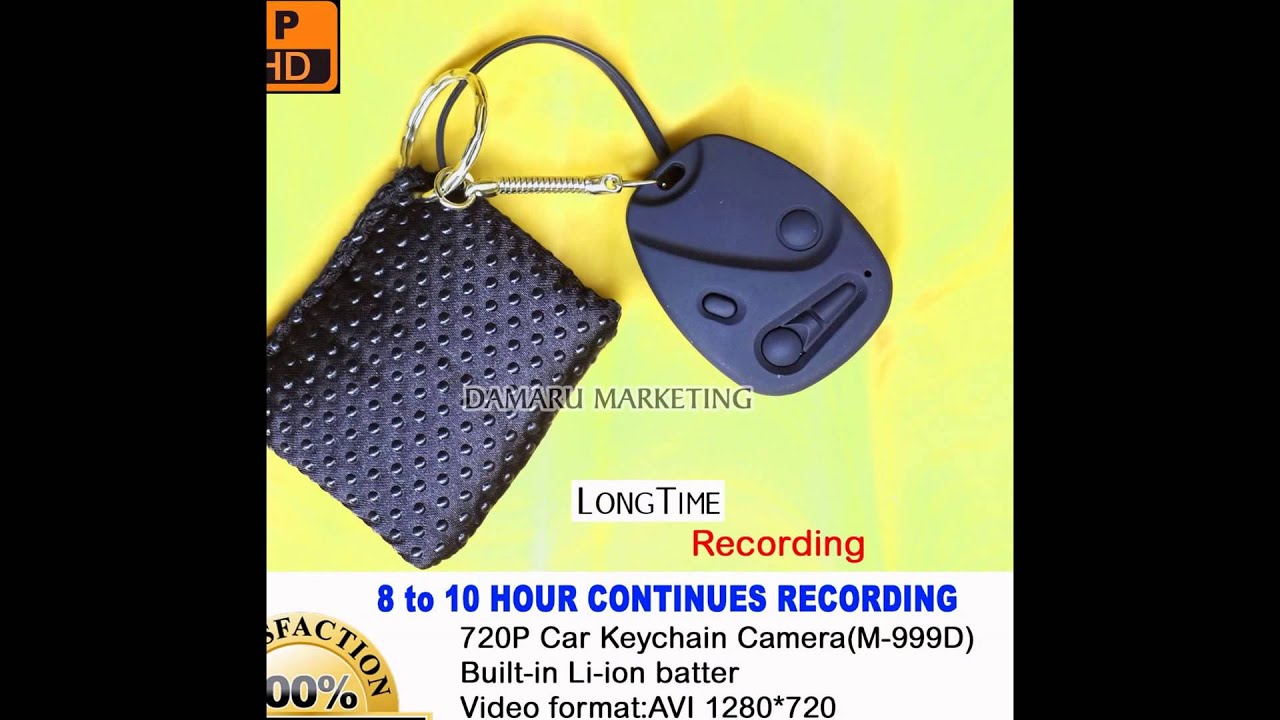 Long TIme Recording HD Car Keychain Camera wireless Tiny Small hidden Camera