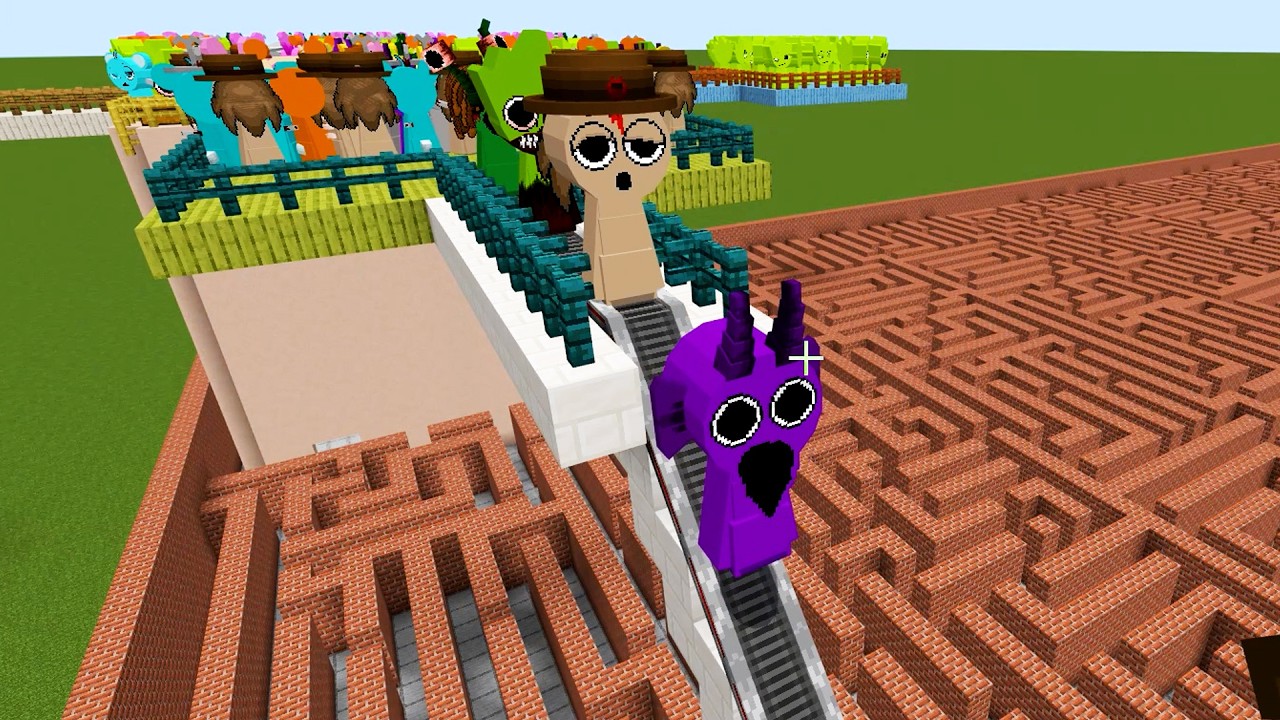 NEW Incredibox Sprunki VS Horror Sprunki! Addon Poppy Playtime! Minecraft Bedrock PE/ #47 #sprunki