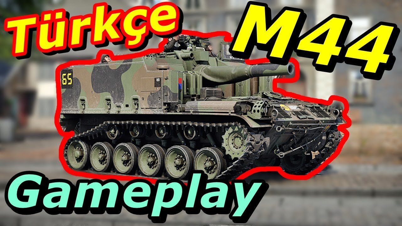 War Thunder Hafif Tank gibi Obüs M44 Türkçe Oynanış