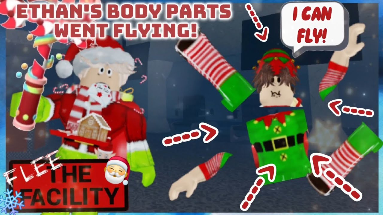 ETHAN'S BODY PARTS WENT EVERYWHERE!! 😅 (Roblox Flee The Facility)