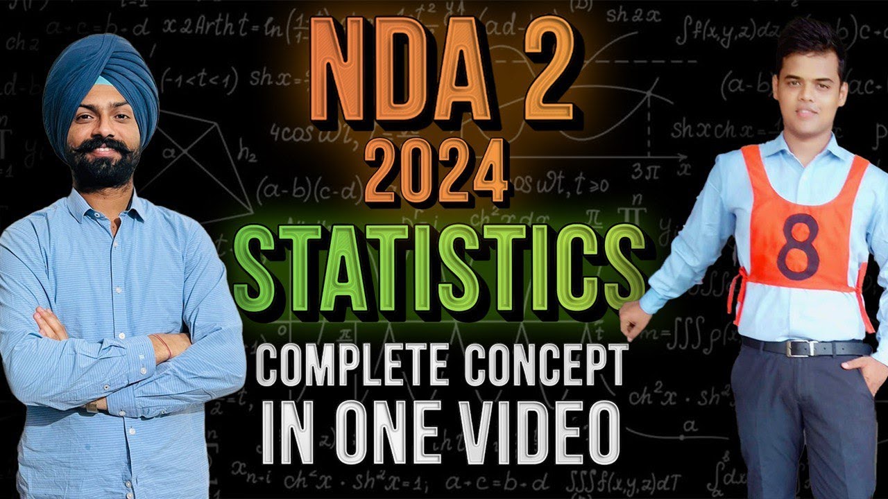 Statistics Part 2 for NDA one shot || all concepts and practice questions by Sandeep Brar ||