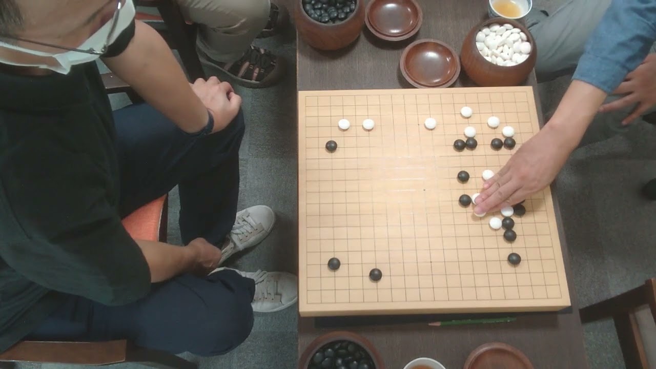 優しく指導編2024/09/15中野泰宏９段の指導碁＠芦屋囲碁サロン