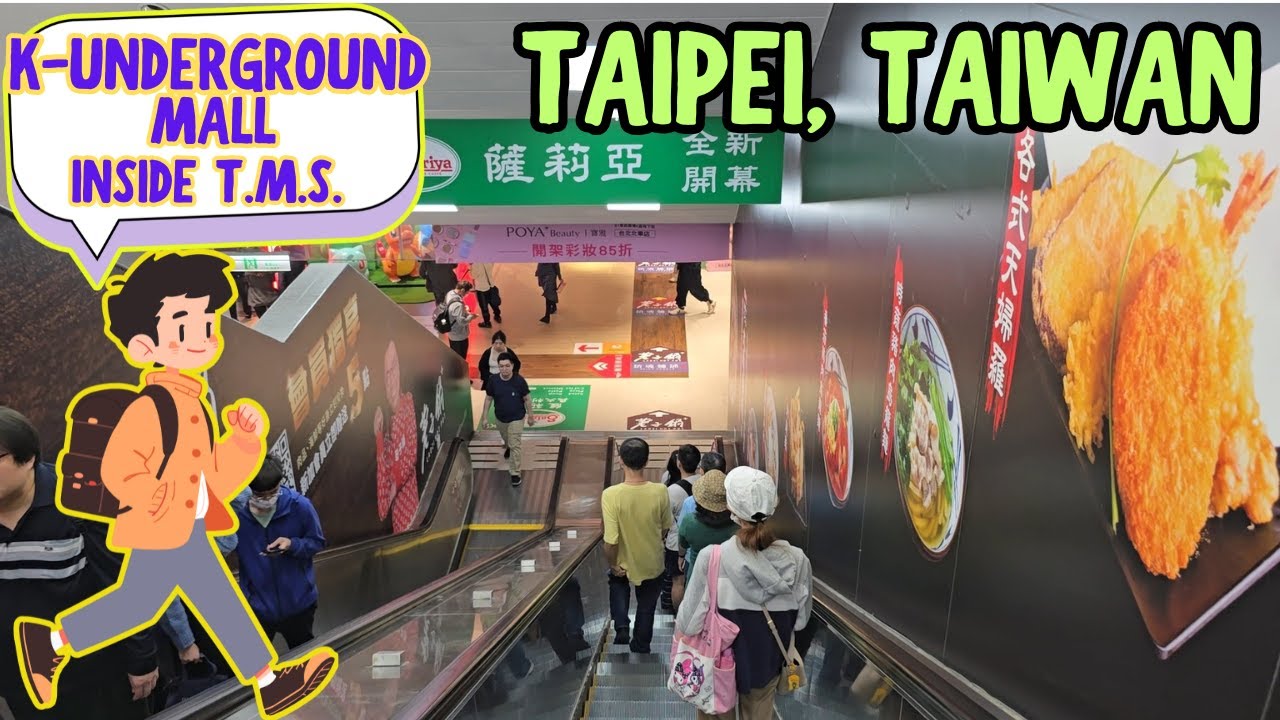 04/22 K-UNDERGROUND MALL  WALK | INSIDE TAIPEI MAIN STATION