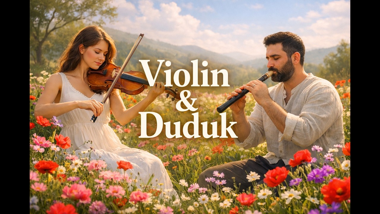 Soothing Duduk and Violin Music for Deep Relaxation, Study & Focus 🎻 | MirakoShow