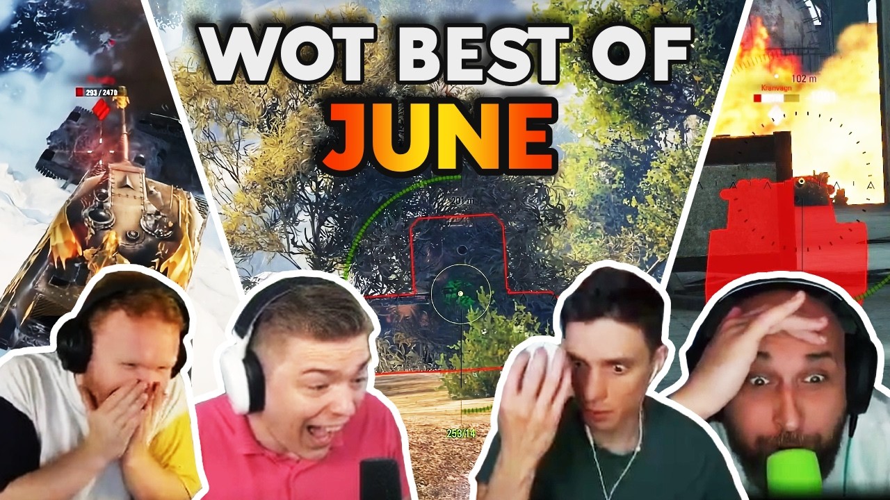 WoT BEST Moments of JUNE! 🔥🎲 | WoT Monthly Highlights | [World of Tanks]
