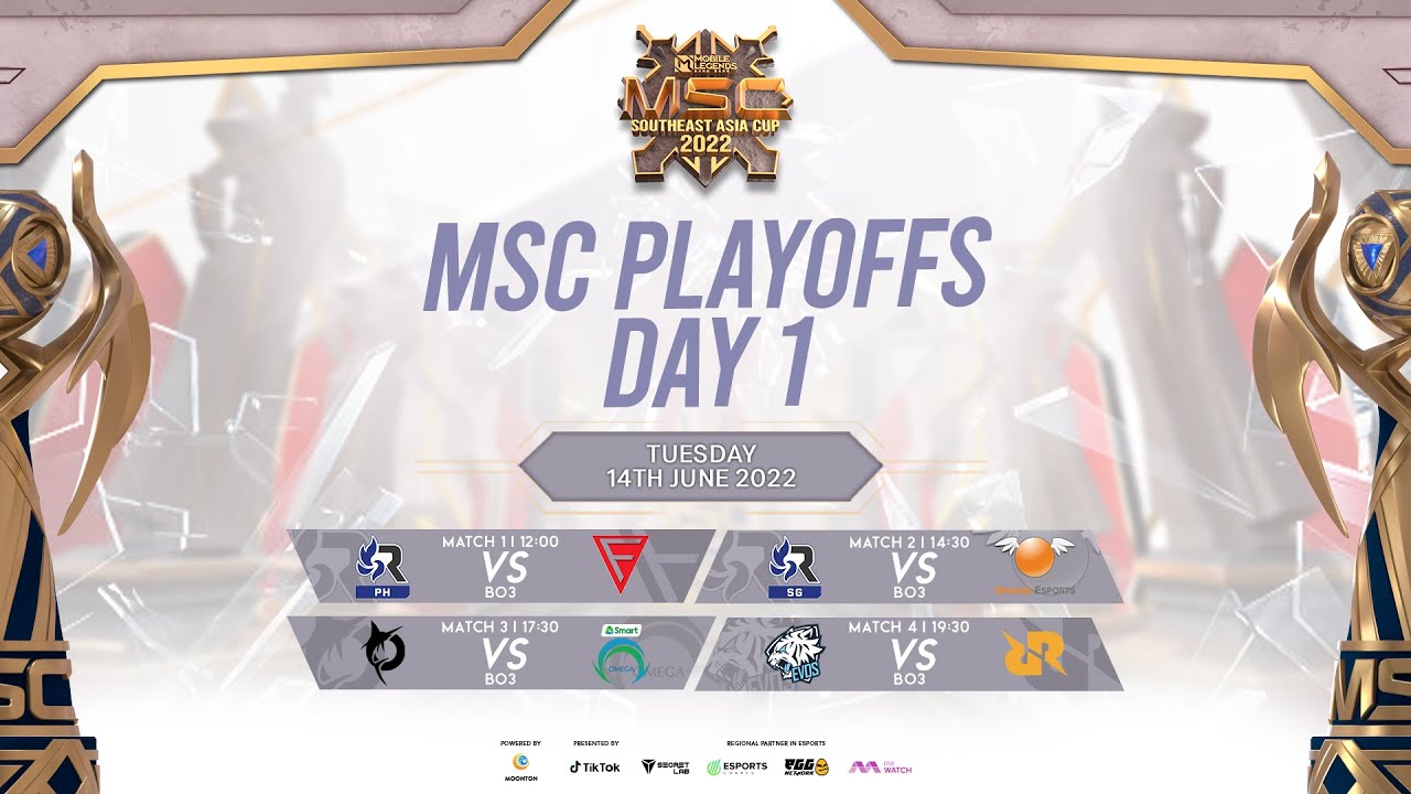 English | MSC Playoffs Day 1 | MLBB Southeast Asia Cup 2022