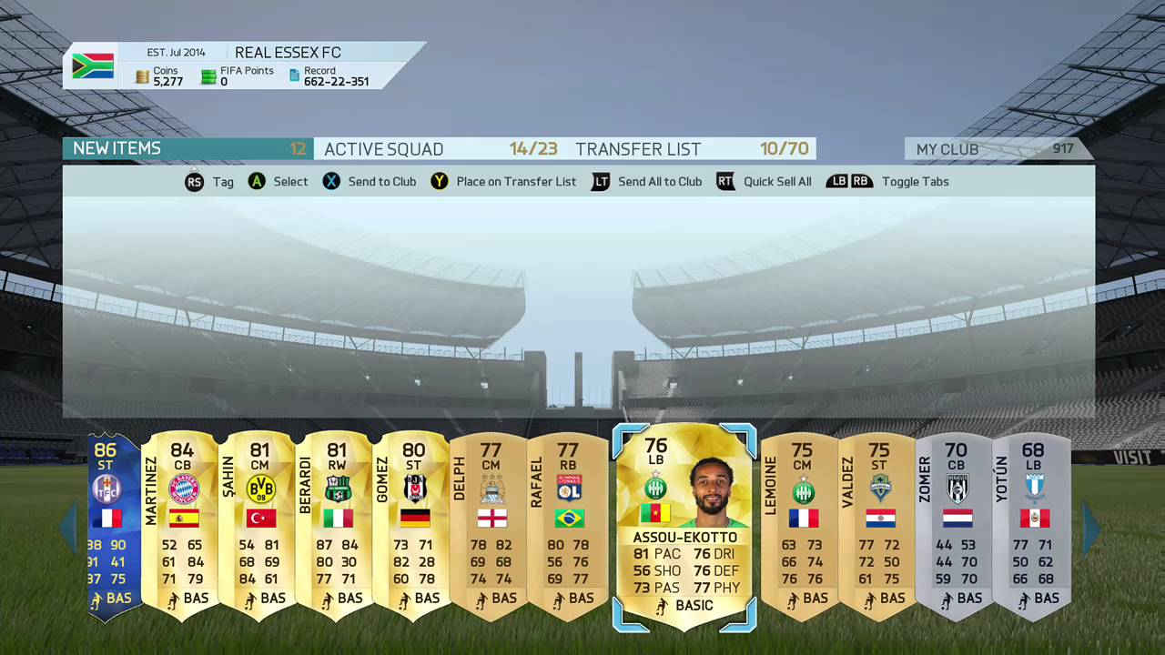 tots ben yedder in a pack fifa 16