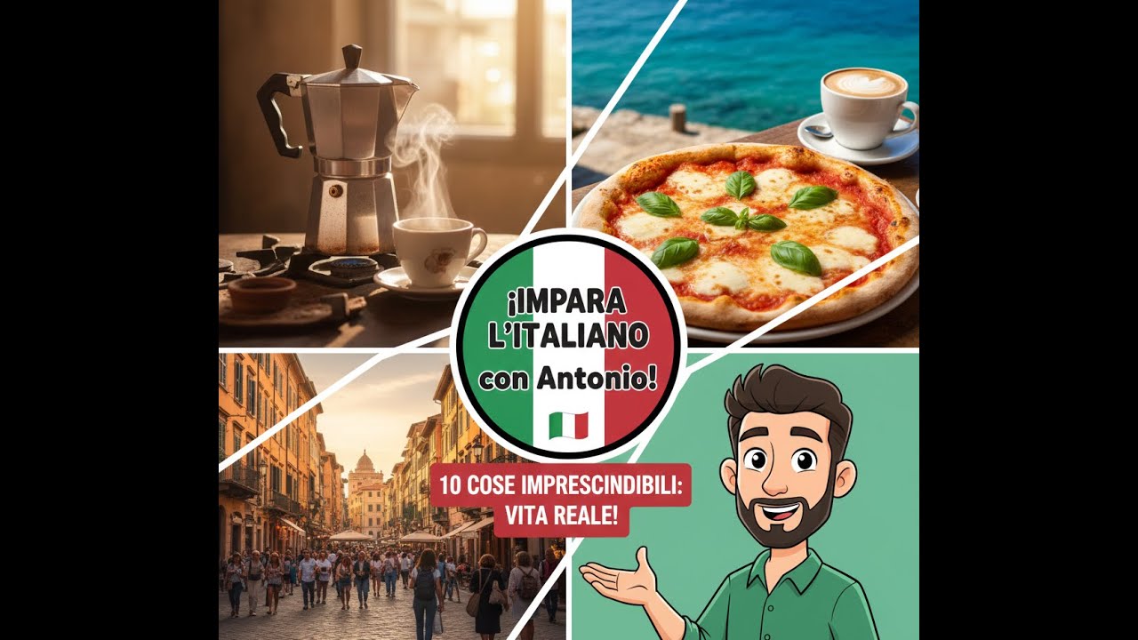 10 Cosas Imprescindibles que debes saber del día a día | Episodio 5, learn italian