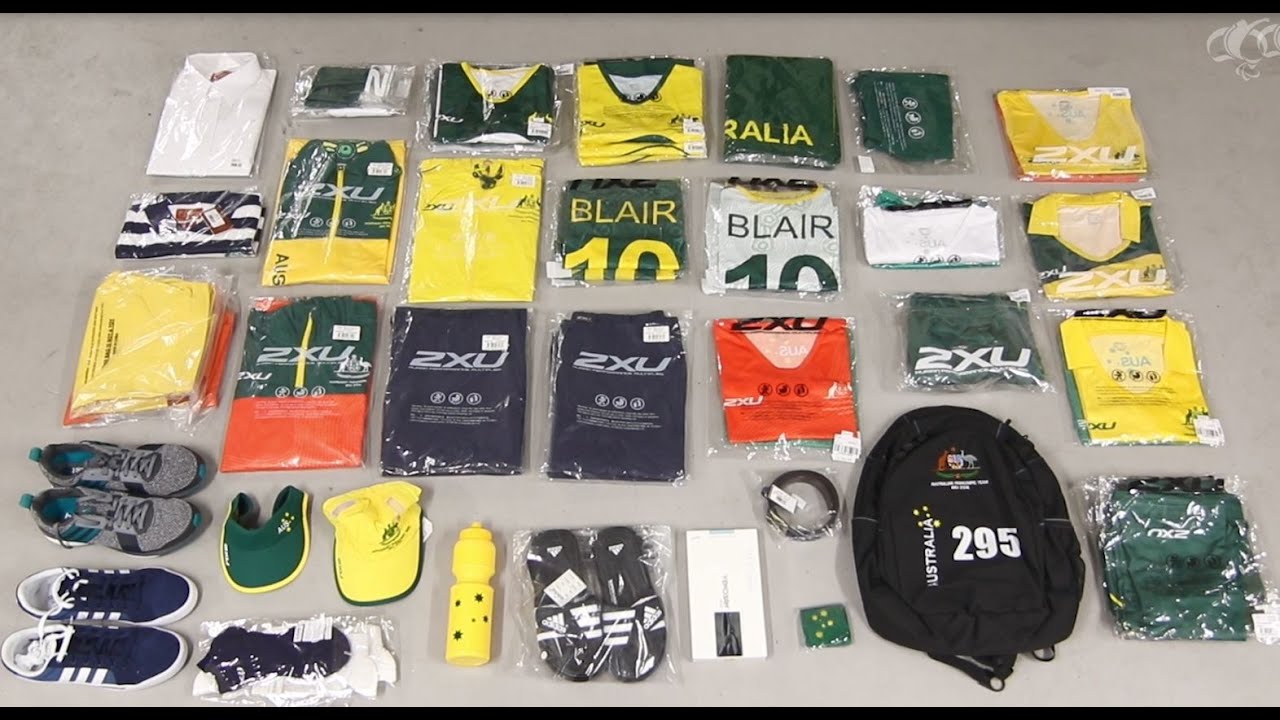 Picking and packing the 2016 Australian Paralympic Team bags
