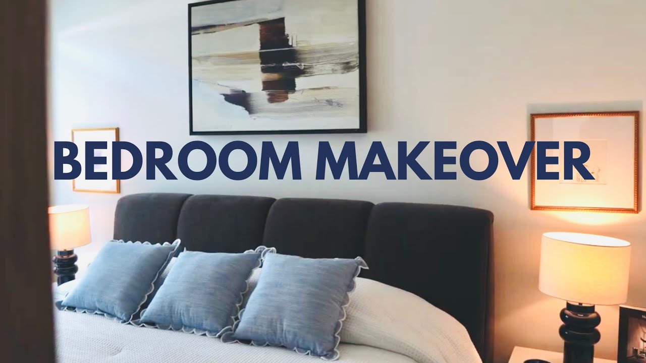 BEDROOM MAKEOVER ON A BUDGET | Before & After