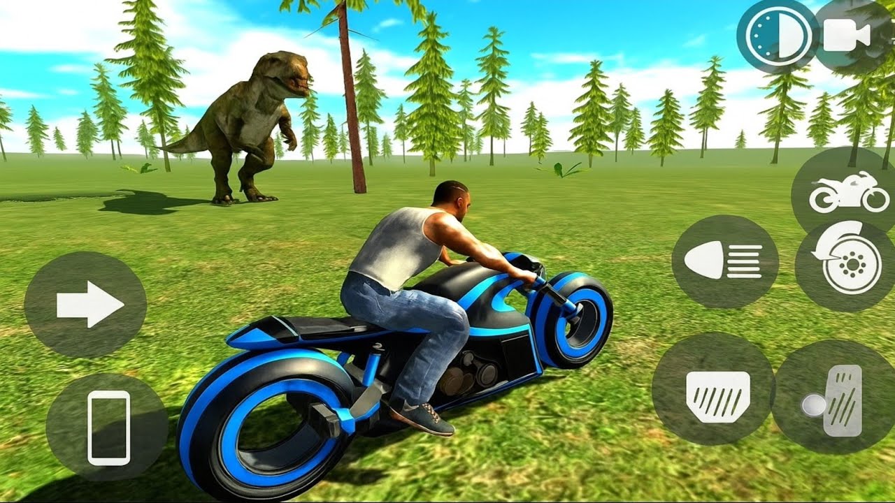 Indian Bike Driving 3d || Dinosaur 🦖🤣 Mode || Funny Gameplay 😂