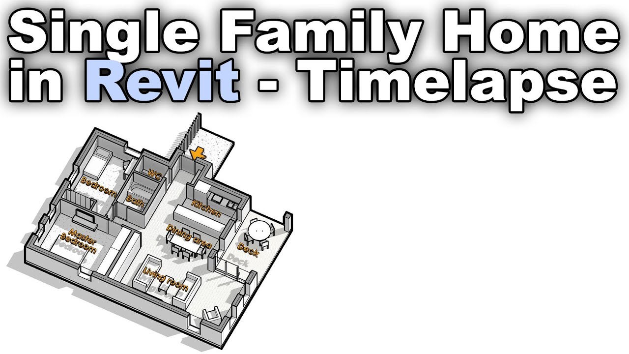 Single Family House in Revit Timelapse