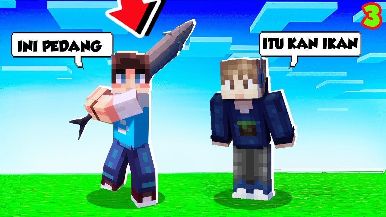 KITA MENDAPATKAN SENJATA LEGENDARIS PALING KOCAK DI MINECRAFT!!!