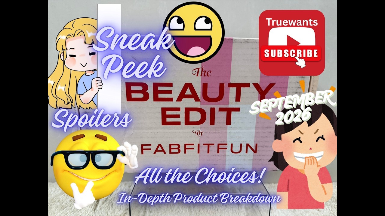 СПОЙЛЕРЫ &bull; НОВАЯ бьюти-коробка FabFitFun за сентябрь 2026 &bull; ВСЕ варианты раскрыты + подробный обз...