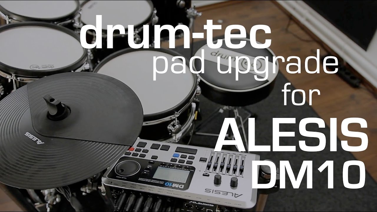 Alesis DM10 X mesh kit upgrade with drum-tec Jam electronic drums