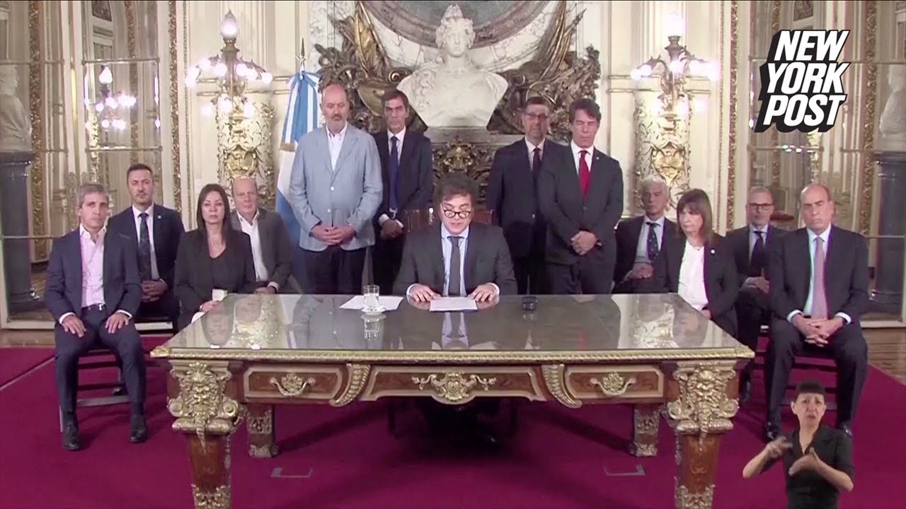 Argentina's Javier Milei signs economic reform decree