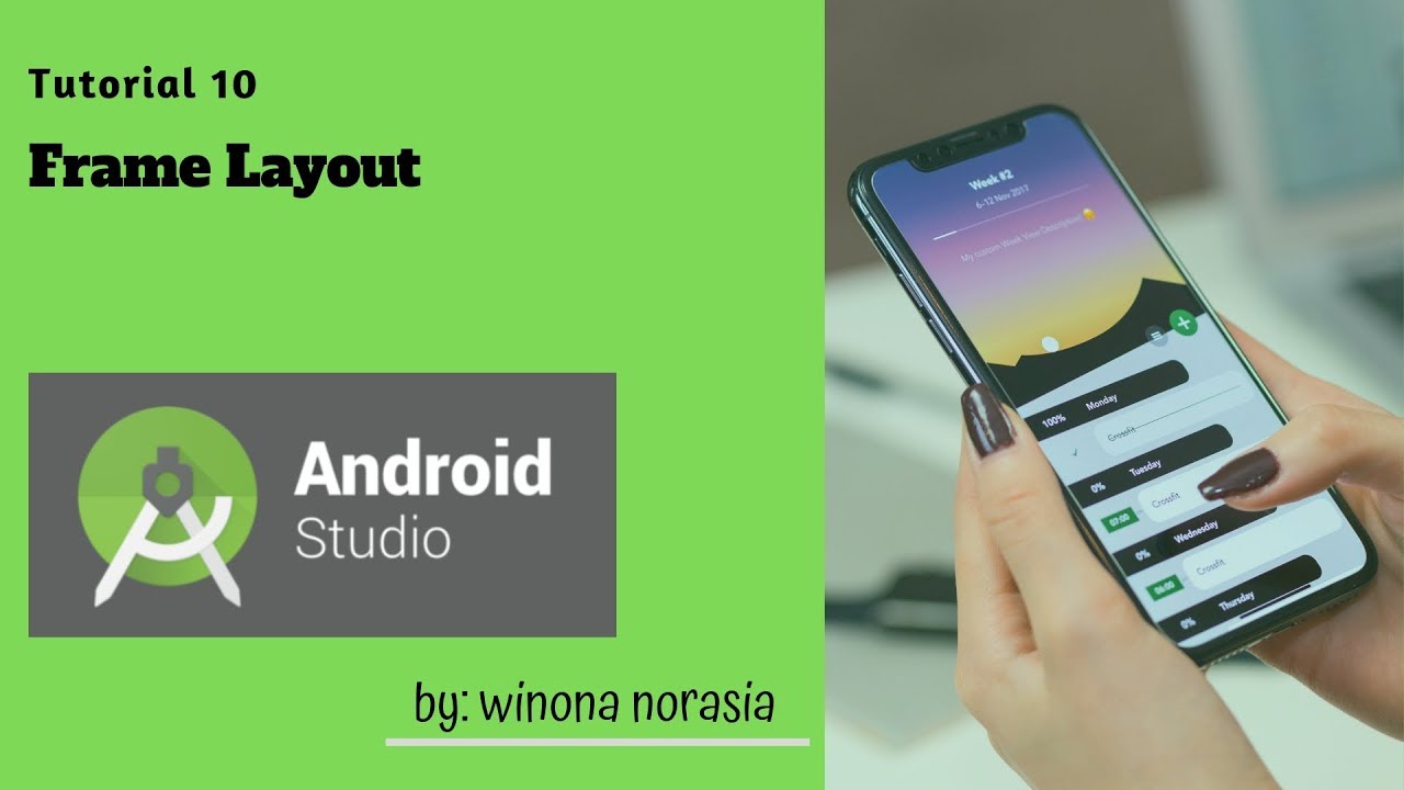 Frame Layout in Android Studio
