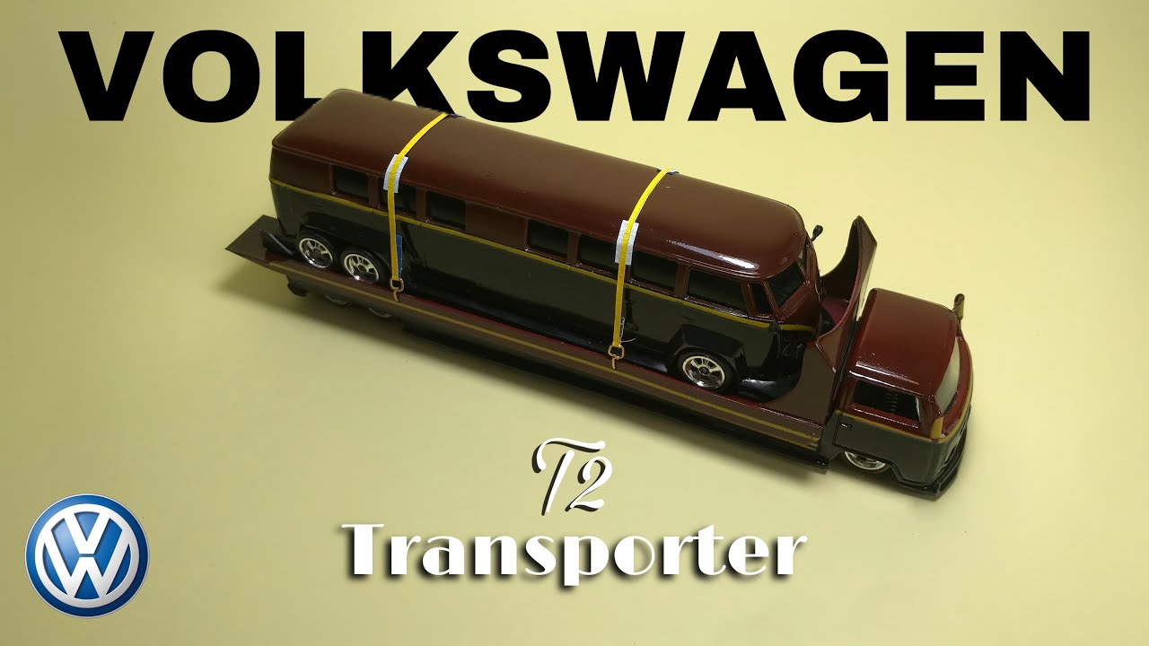 Volkswagen T2 Pickup Custom Transporter | Diecast Hotwheels Custom