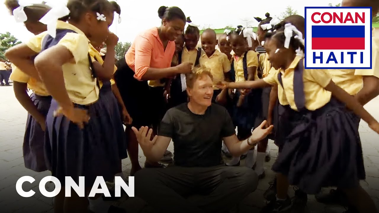 Conan Visits A Haitian Elementary School | CONAN on TBS