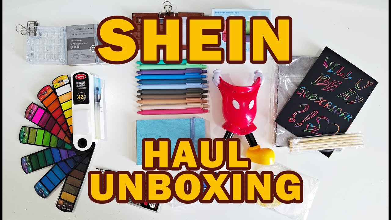 Unboxing SHEIN Art Supply Haul - Budget Friendly Gems!