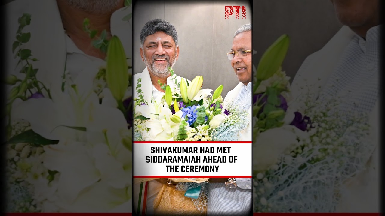 DK Shivakumar sworn in as Karnataka CM; Rahul, Kharge, Deve Gowda attend ceremony