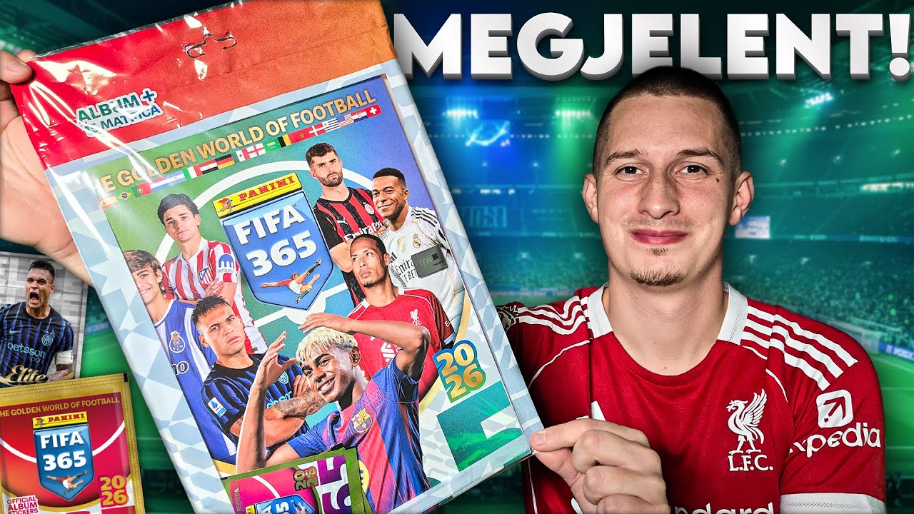 Panini Adrenalyn XL FIFA 365 2026 | &Uacute;j Matric&aacute;s Sz&eacute;ria!