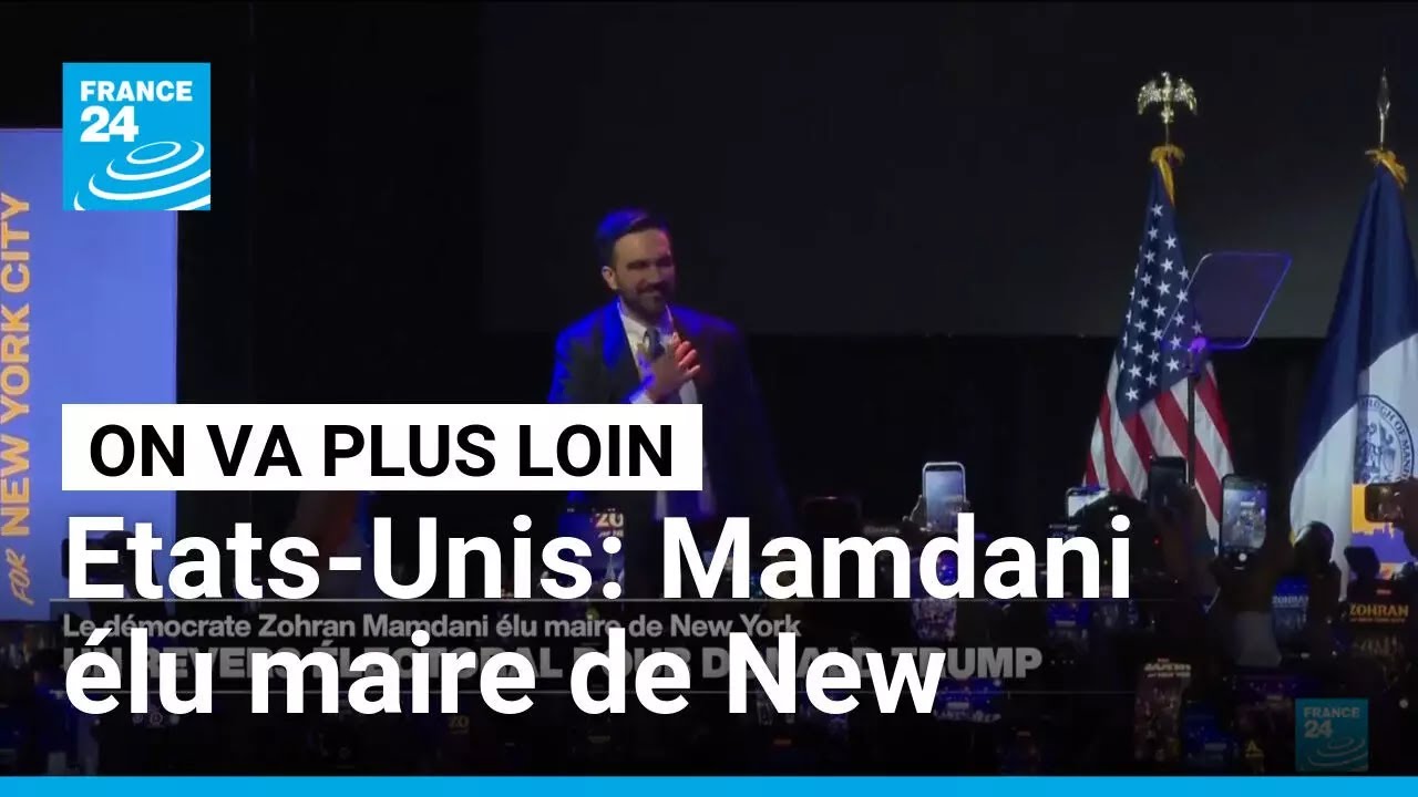 Etats-Unis: Mamdani élu maire de New York • FRANCE 24