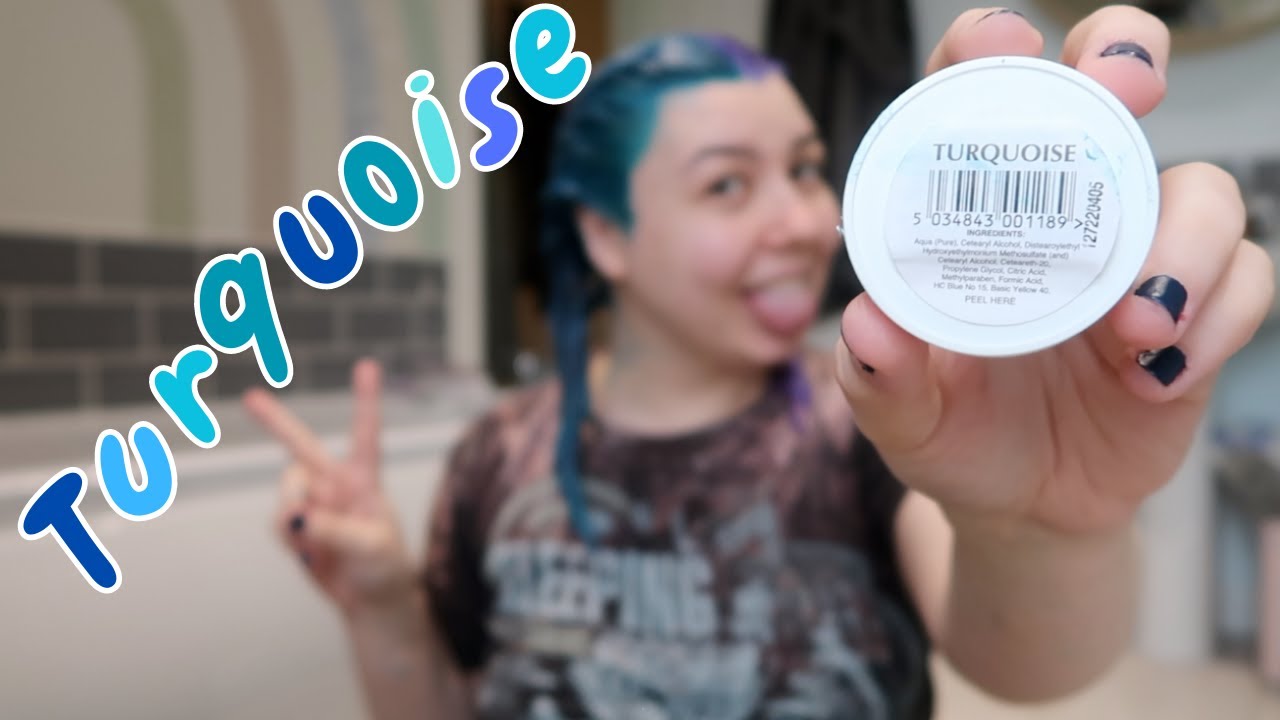 Dying My Hair BLUE with DIRECTIONS TURQUOISE