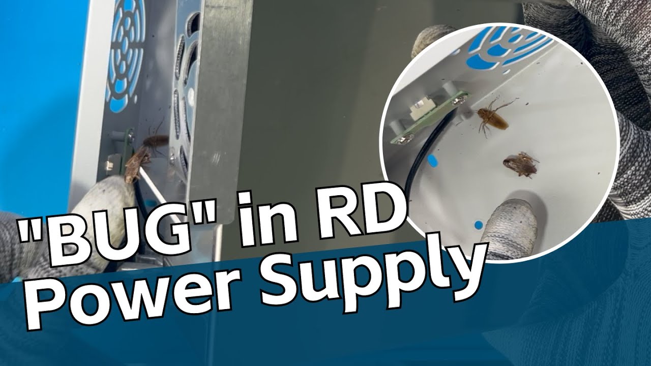 Insects warning, power on RD power supply will cause the circuit breaker to trip.