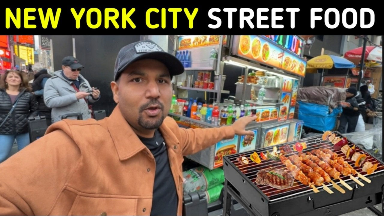 AMERICA STREET FOOD 🇺🇲 ||  INDIAN IN NEW YORK CITY