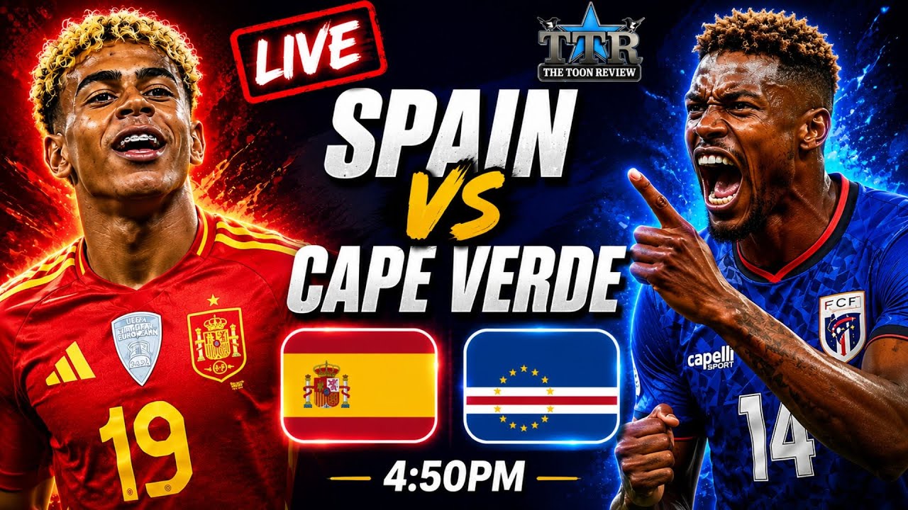 SPAIN 🇪🇸 v CAPE VERDE 🇨🇻 | WORLD CUP MATCHDAY LIVE! 🌍🔥