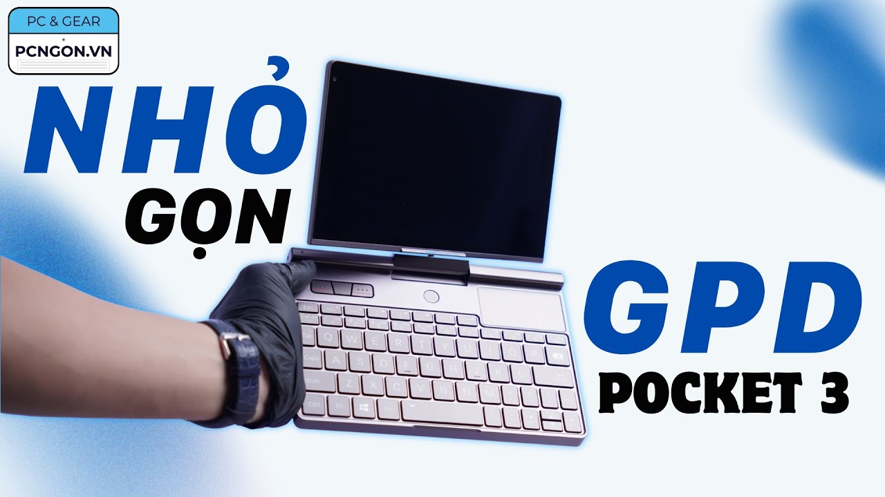 [PCNGON] Máy Tính Cầm Tay Tiện Lợi Cho Người Di Chuyển Nhiều: GPD Pocket 3