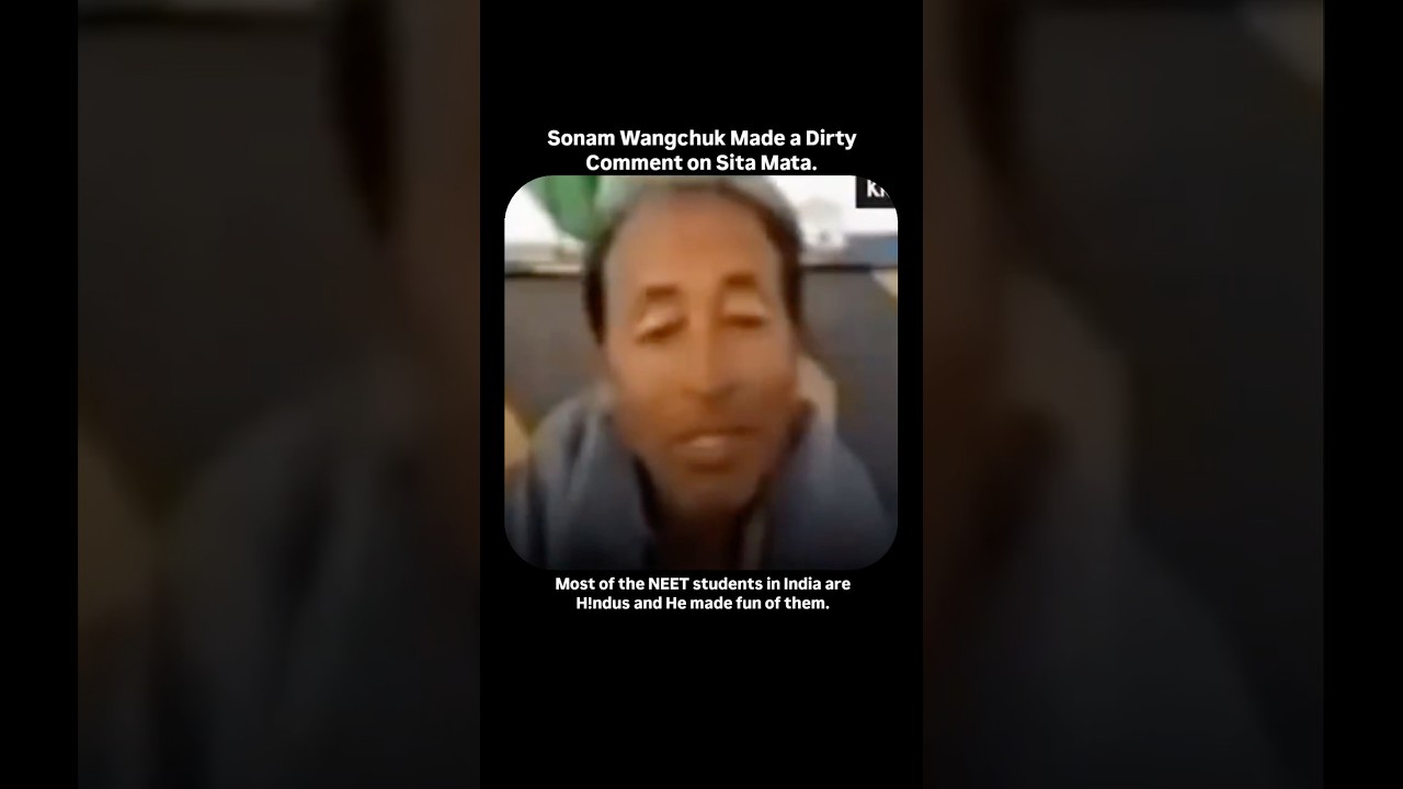 Sonam Wangchuk&rsquo;s statement on Mata Sita goes viral | Why are Hindu gods insulted like this by any...