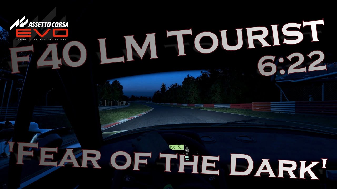 AC Evo F40 night time hotlap,  Nordschleife Tourist.