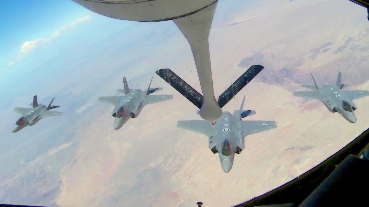 F-35 Aerial Refueling With KC-135 Stratotanker