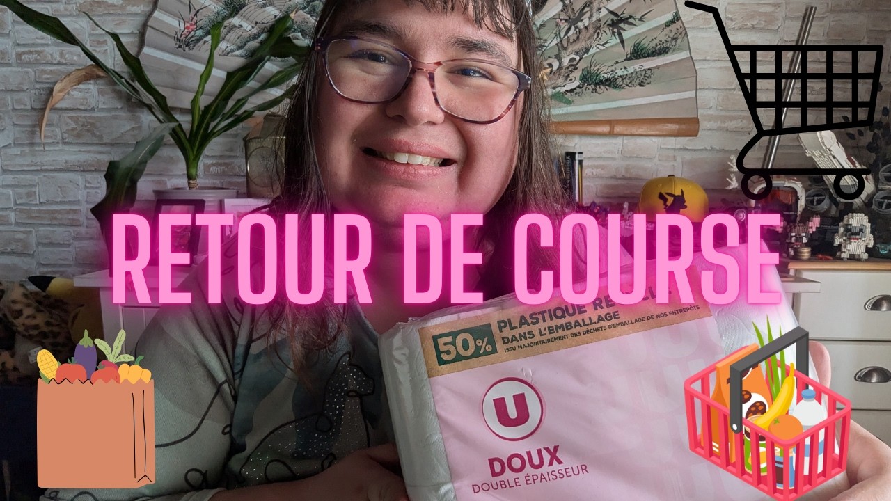 #asmr Retour de COURSE 🛒