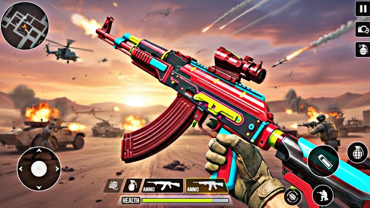 Real commando FPS gun shooting – Bandook wala game – Android gameplay 