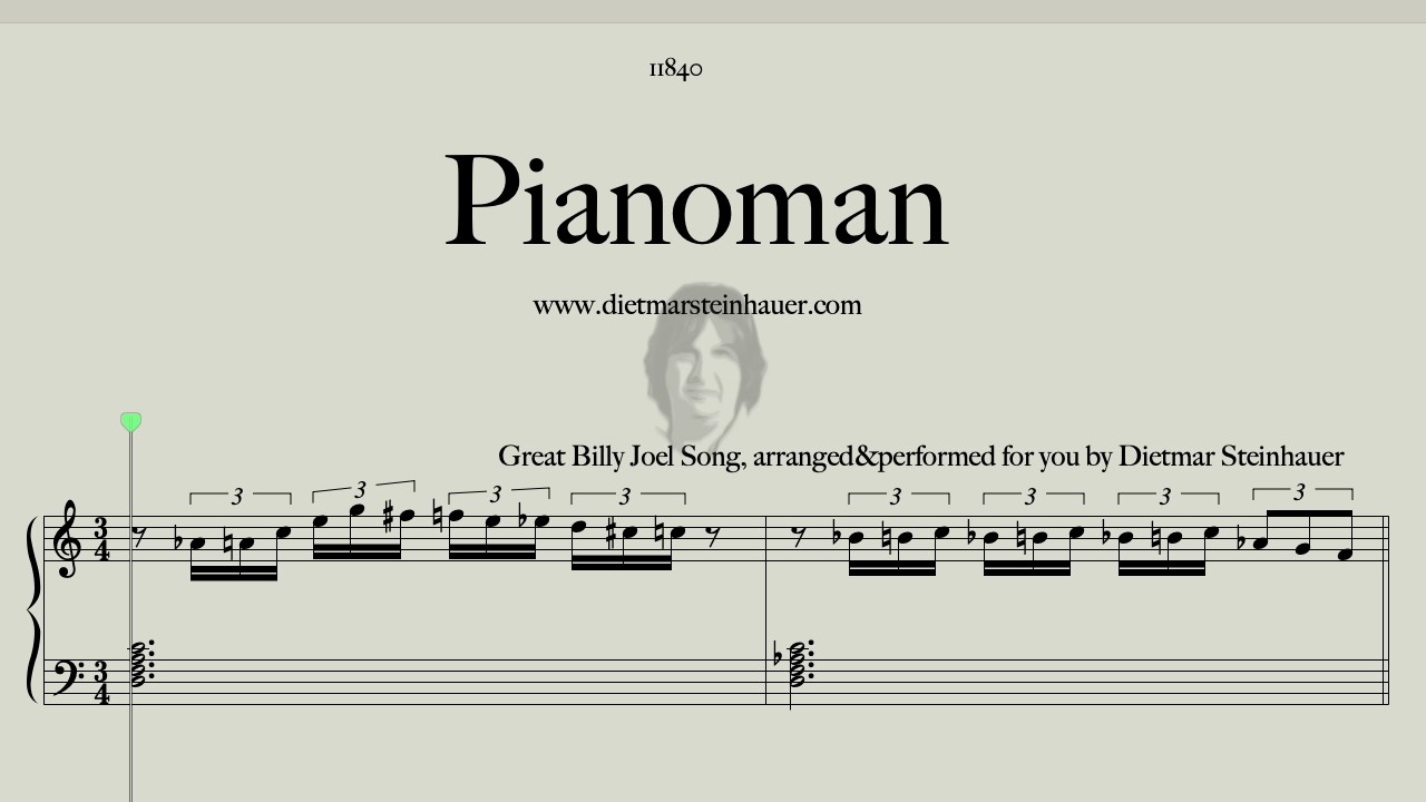 Piano Man  -  Easy Piano  -  Billy Joel