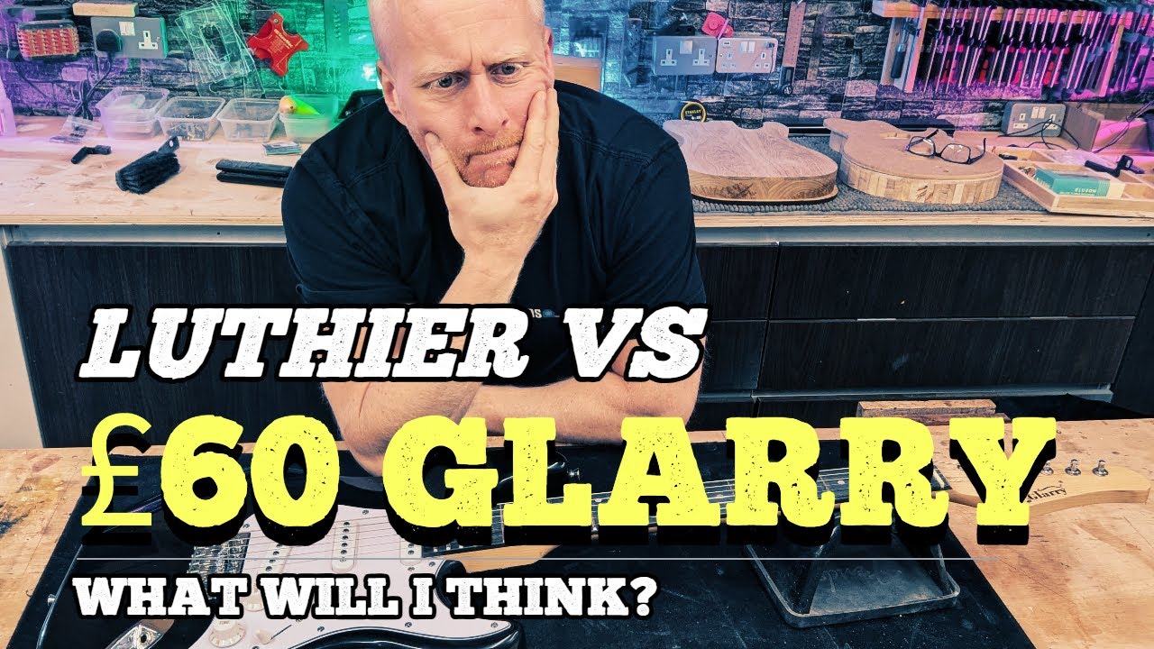 Watch How A Luthier Transforms A &pound;60 Glarry Strat - The Results Will Blow Your Mind!