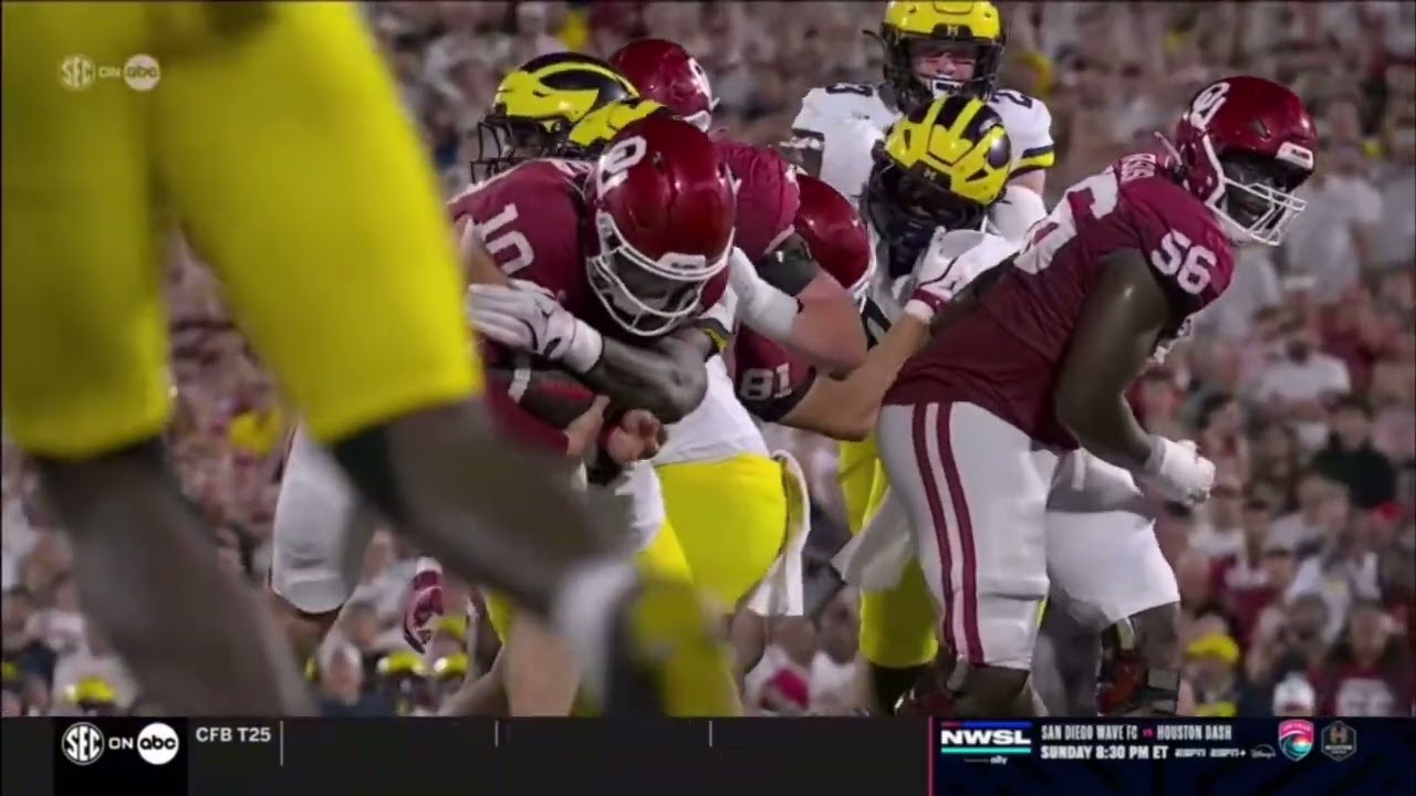 John Mateer 2025 CFB Game Highlights vs Michigan