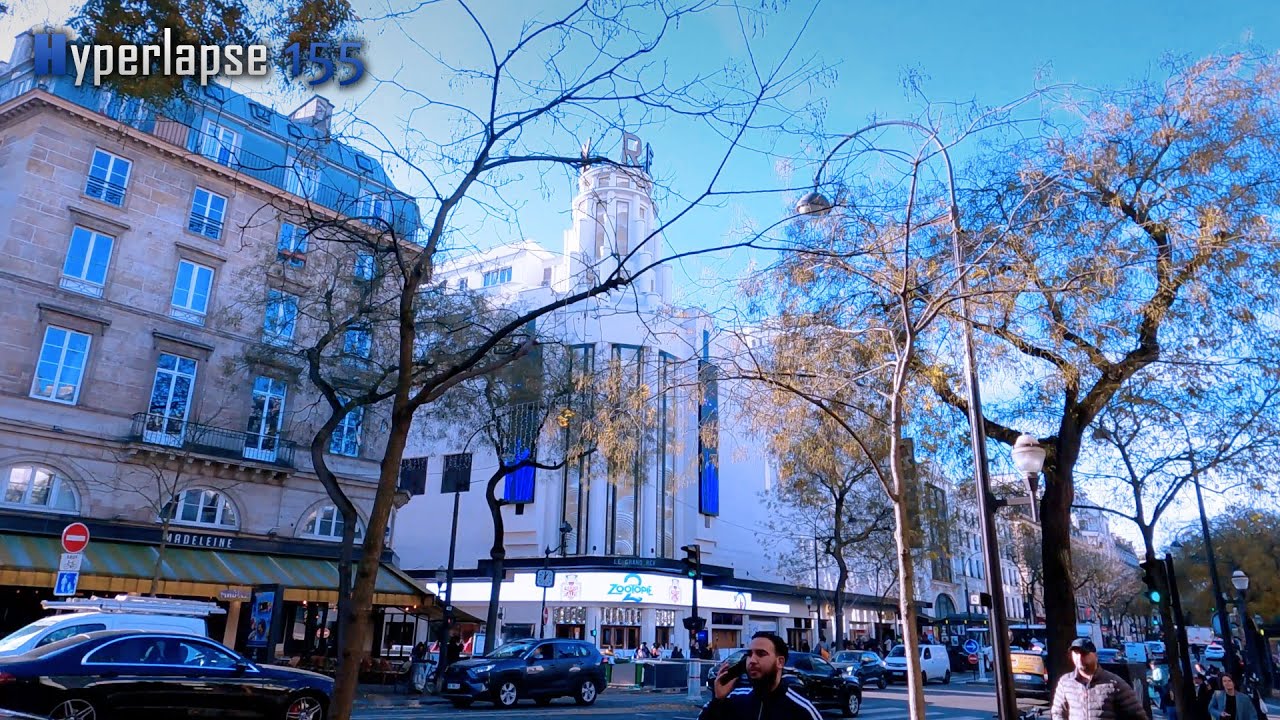 Hyperlapse Walk In Paris: Boulevard de Bonne Nouvelle