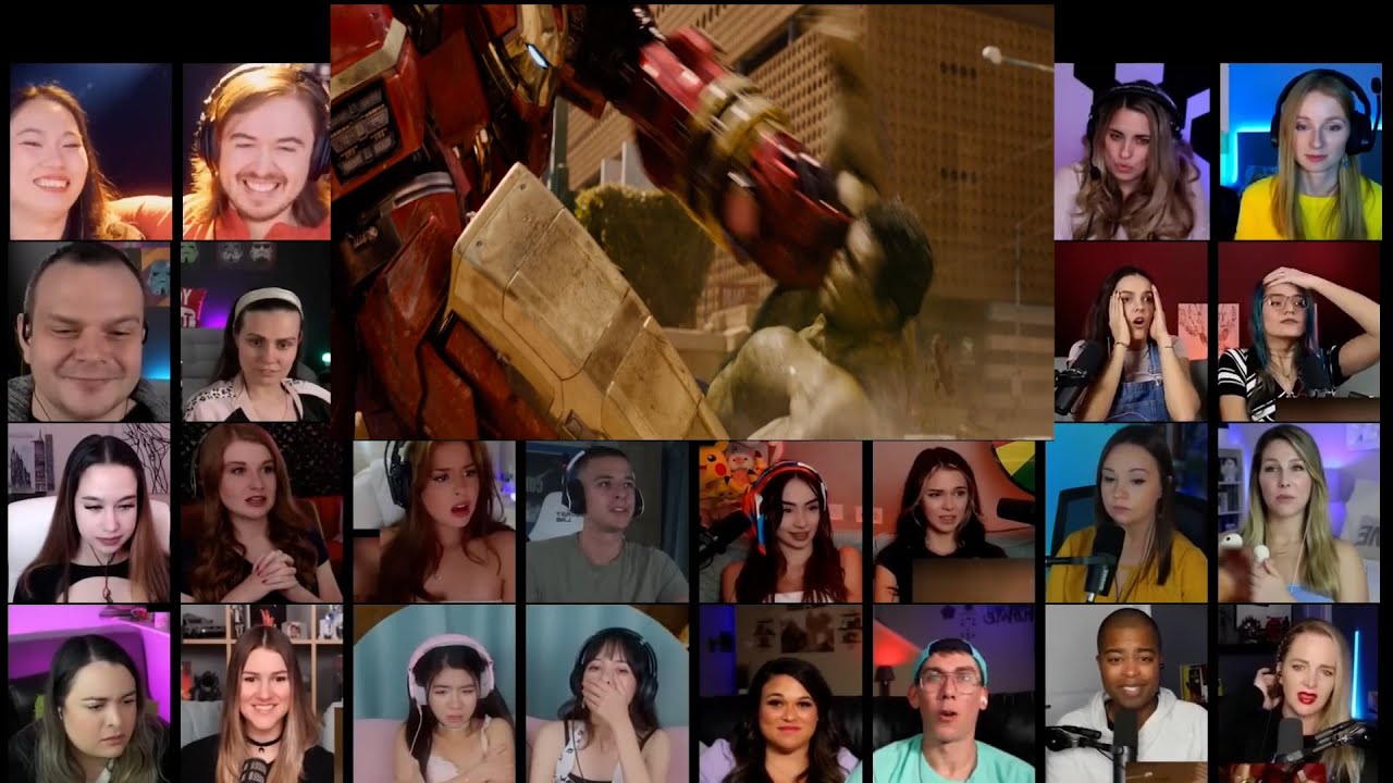 Avengers Age of Ultron Iron Man Vs Hulk  | Reaction Mashup 5/10