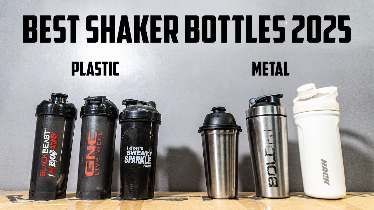 Best Gym Shaker Bottle 2025 | Plastic Shaker vs Metal Shaker | Best Shaker Bottle for Protein