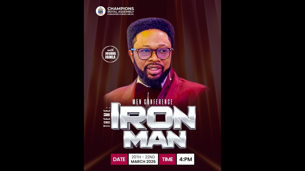 INTERNATIONAL MEN'S CONFERENCE 2026 LIVE SERVICE WITH JOSHUA IGINLA