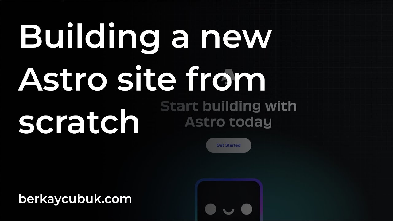 Building a new Astro site from scratch