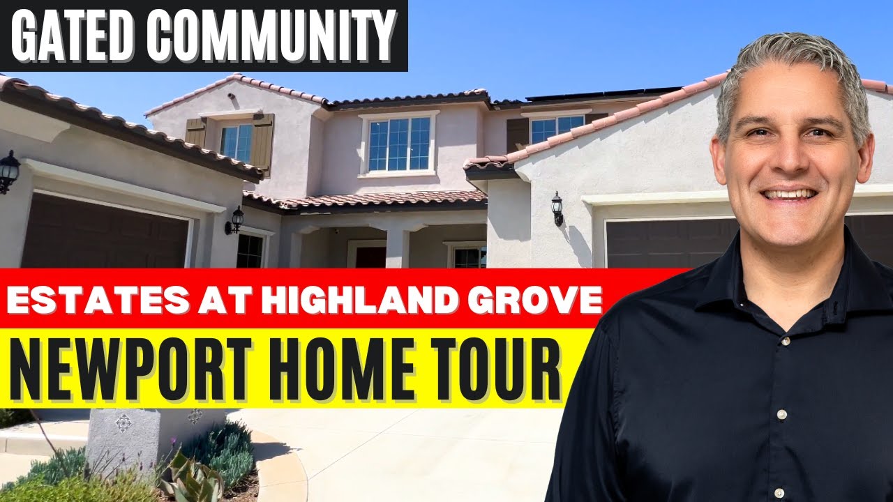 Estates at Highland Grove Riverside CA New Homes - Newport Model by Pulte Homes