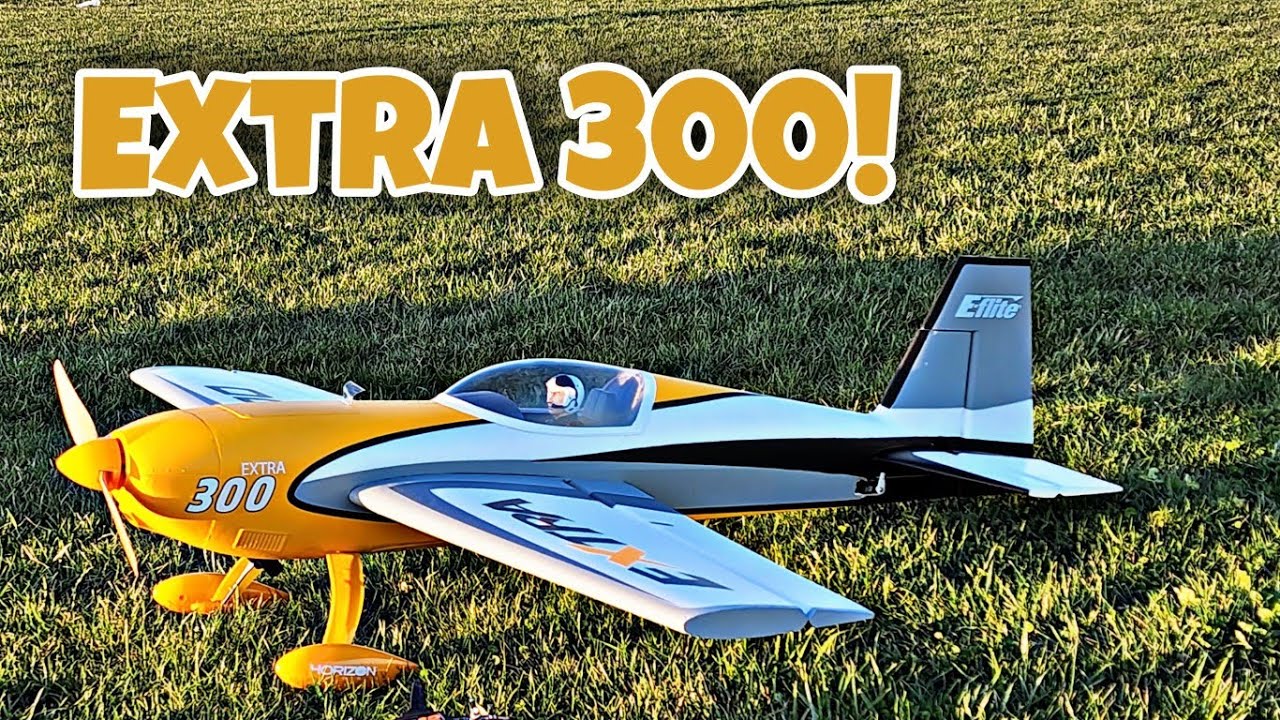 Maiden Flight Of My New E-flite Extra 300 3D 1.3m BNF!