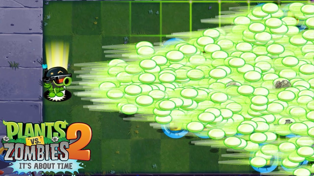 PvZ 2 Minigame - 100 Plant Max level Vs 100 Underwear Zombie - Who is Best Plant?