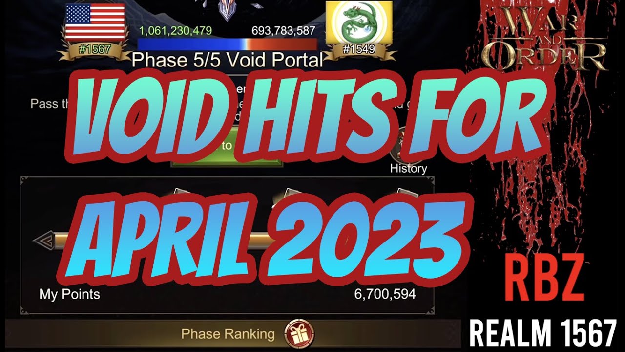 War and Order - VOID Hits April 2023 Gameplay