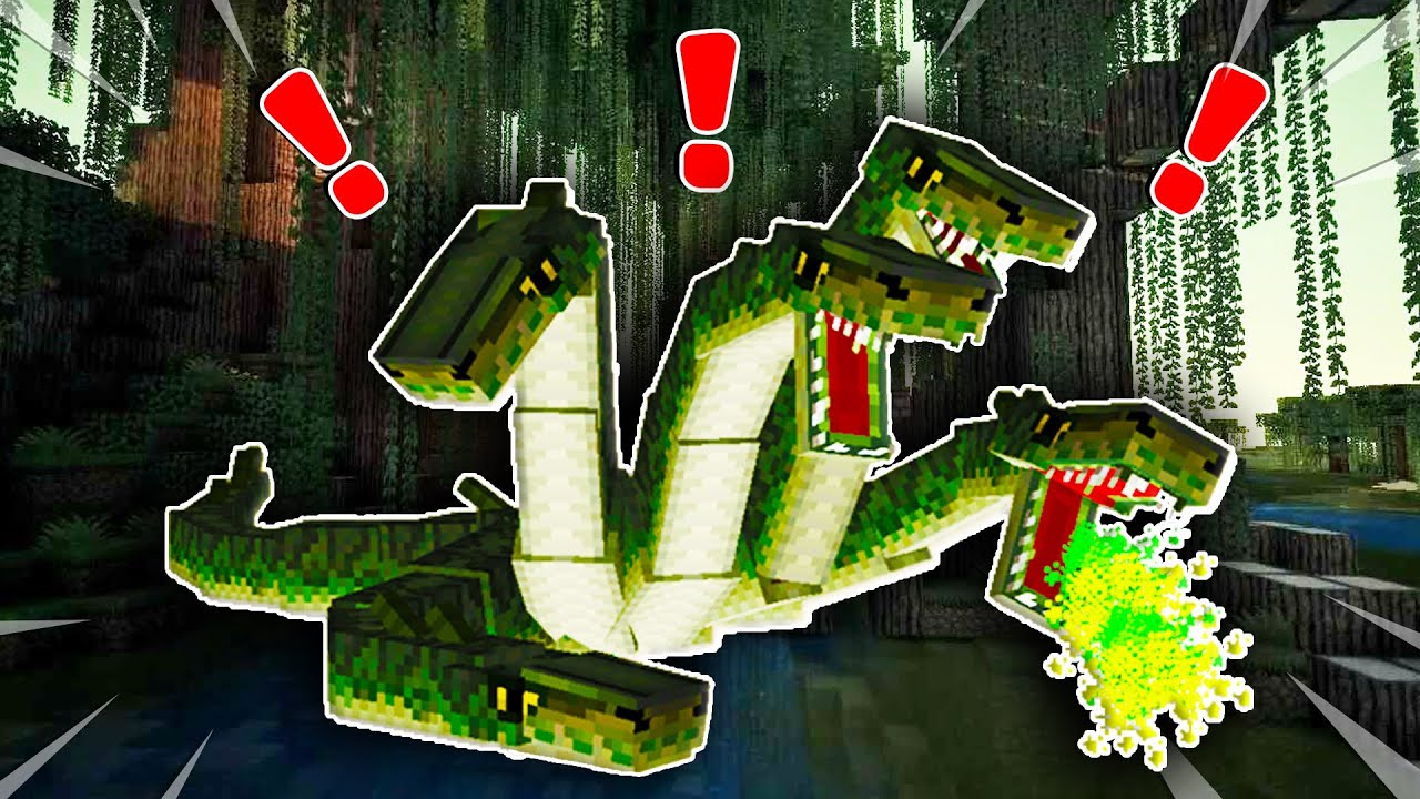 Minecraft ADDS IN A BRAND NEW HYDRA MOB | ICE & FIRE HYDRA MOB